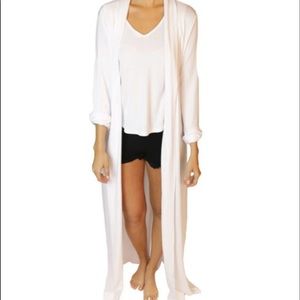 NEW Sleep by Privilege white wedding robe XS